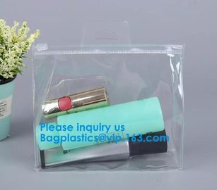 Eco-Friendly Heat Seal Frosted PVC /EVA Ziplock Bag Frost Pvc/Color Pvc Nylon Zipper, Pvc Zipper