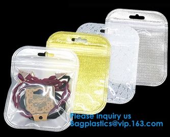 Eco-friendly heat seal frosted PVC /EVA ziplock bag, Custom Waterproof Cosmetic Clear Plastic PVC Zipper Bag With Logo
