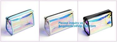 Women PVC Clear Backpack Laser Hologram Shoulder Bags Hologram Zip Lock Bag Pvc Bag Printed Pattern Ziplock Bags Hot Sal