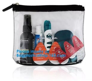 Cosmetic/ Makeup/ Toiletry Clear PVC Travel Wash Bag with handle PVC/EVA/TPU/Tarpaulin/Nylon / Cotton