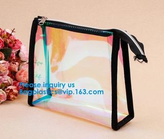 Travel Transparent Exquisite Zippered Handbag PVC Waterproof Toiletry Case Clear PVC Bag Travel Toiletry Bag