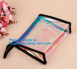 Travel Transparent Exquisite Zippered Handbag PVC Waterproof Toiletry Case Clear PVC Bag Travel Toiletry Bag