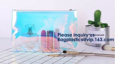 Eva Clear Vinyl Makeup Cosmetic Bag , Cosmetic Travel Bag Promotional Printing,Embroidery,Metal Plate Thermal Transfer