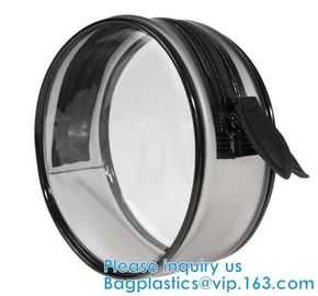 Makeup Bags, Frosted Promotional Gift Slider Zipper Bags Square Barrel Thickened Storage Barrel Pin