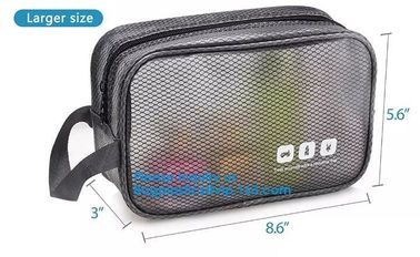 Makeup Bags, Frosted Promotional Gift Slider Zipper Bags Square Barrel Thickened Storage Barrel Pin