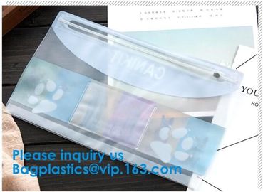 ECO Zipper Lock Slider Bag/Resealable PVC Slider Zip Poly Bag,Databundles Packing Bag,Transparent Plastic Zipper Bag Pou
