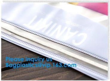 ECO Zipper Lock Slider Bag/Resealable PVC Slider Zip Poly Bag,Databundles Packing Bag,Transparent Plastic Zipper Bag Pou