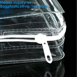 Custom Resealable Frosted Pp Eva Opp Slider Bag Pvc Frosted Cosmetic Garment Poly Ziplock Bag Matte Plastic Bag