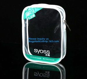 Customized Size And Thickness PVC Travel Slider Bag,Frosted Cosmetic Garment Poly Ziplock Bag Matte Plastic Bag Bagease
