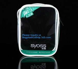 Customized Size And Thickness PVC Travel Slider Bag,Frosted Cosmetic Garment Poly Ziplock Bag Matte Plastic Bag Bagease