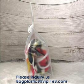 Slider Zipper Pvc Pouch Clear Vinyl Pvc Ziplock Bag,Package Vinyl Transparent Pvc Bag Cosmetic Packing Bagease