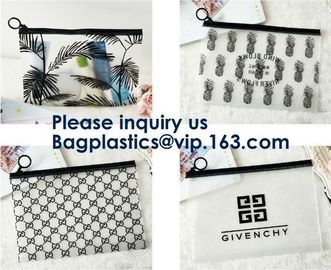 Clear PVC Ziplock Bag For Gift Package,OEM Service Transparent Packaging Pvc Slider Frosted Bag,EVA Slider Zipper Bag So