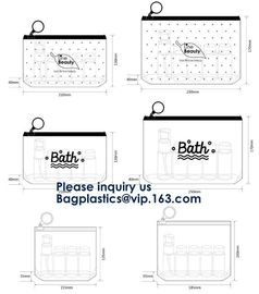 Clear PVC Ziplock Bag For Gift Package,OEM Service Transparent Packaging Pvc Slider Frosted Bag,EVA Slider Zipper Bag So
