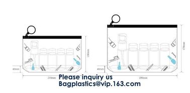Clear PVC Ziplock Bag For Gift Package,OEM Service Transparent Packaging Pvc Slider Frosted Bag,EVA Slider Zipper Bag So