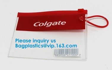 Custom Waterproof Clear PVC Slider Ziplock Bubble Cosmetic Bags,Clear PVC PP OPP PE LDPE slider bag,Vinyl Pvc Ziplock Ba