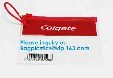 Custom Waterproof Clear PVC Slider Ziplock Bubble Cosmetic Bags,Clear PVC PP OPP PE LDPE slider bag,Vinyl Pvc Ziplock Ba