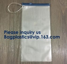Custom Waterproof Clear PVC Slider Ziplock Bubble Cosmetic Bags,Clear PVC PP OPP PE LDPE slider bag,Vinyl Pvc Ziplock Ba