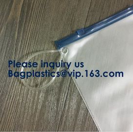 Custom Waterproof Clear PVC Slider Ziplock Bubble Cosmetic Bags,Clear PVC PP OPP PE LDPE slider bag,Vinyl Pvc Ziplock Ba