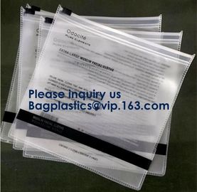 Slider Zipper Cosmetic Pvc Bag Clear Vinyl Pvc Ziplock Bag,Matte PVC Zipper Slider Bag With Ring, Bagease, Bagplastics