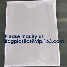 PVC backseal bag, PVC adhensive bag, PVC adhensive envelope, Document attacched BAGS, Metal buckel zipper lock bags