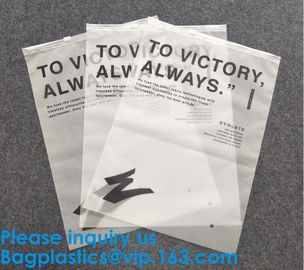 Standup Cosmetics Packaging PVC Slider Bag,Transparent PVC Slider Ziplock Bags For Cosmetic Packing, Pouch Slider plasti