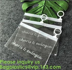 Pouch Slider Plastic Zipper Folder PVC Clear Cosmetic Bag Pencil Pen Packaging Bag,Pvc Ziplock Bag For File And Document