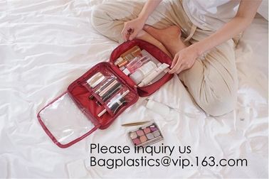 Travel Floral Cosmetic Bag,Luxury Clear Zipper Cosmetic Bag,Travel Makeup Nylon Wholesale Small Cosmetic Bag With Zipper