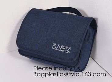Cotton Canvas Cosmetic Bag Makeup Personalized Plain Blank Canvas Makeup Bag,Toiletry Bag Travel Makeup Bags, bagease