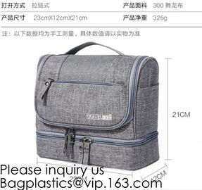 Multifunction Cosmetic Bag ,Portable Travel Waterproof Makeup Pouch,Eco-Friendly Mesh Material Cosmetic Bags Waterproof