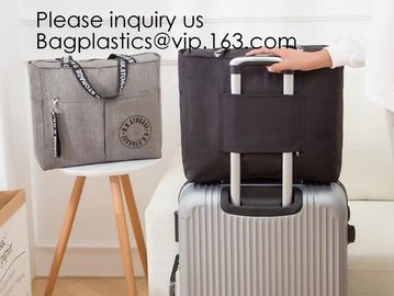 Reusable Polyester Folding Promo Shopper Tote Bags,Polyester Shopper Custom Large Cheap Green Grocery Shopping Bag For W