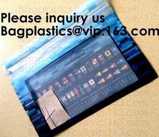 Manufacturer Customized Transparent Pvc Office File Bag With Slider Zip, Ziplock File Pocket,Zipper Lock File Bag