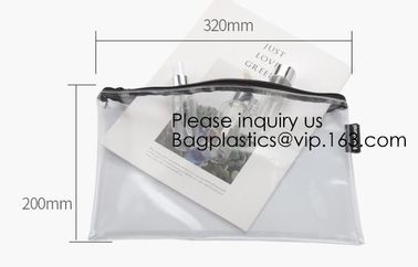 Office Stationery Waterproof Document Slider Pvc Packing Bag,PVC bags, EVA bags, zipper bags, stand up zipper bags