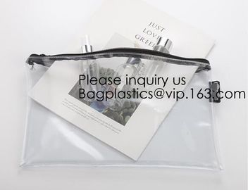 Office Stationery Waterproof Document Slider Pvc Packing Bag,PVC bags, EVA bags, zipper bags, stand up zipper bags