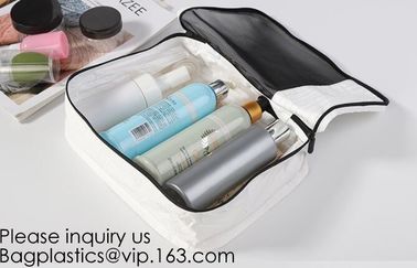 Washable Tyvek Paper Cosmetic Bags,Tyvek Paper Cosmetic Bag Trendy PU Makeup Bag with Private Label, bagease, bagplastic