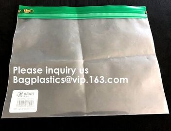 Manufacturer Custom Printing Plastic Ziplock Clear A4 A5 File Document Zip Bag Pouch,zipped pouch, spouted pouch, 3 side