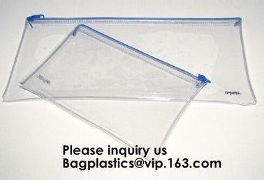 Factory Custom Made Environmental Printing Pvc Eva Pe Ziplock Bag File Bag Snap Fastener Bag,A4 ziplock file folder pack