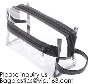 Eco Friendly Travel Beauty Classic Design Frosted Pvc Eva Packaging Bag With Zipper For Cosmetic,Travel Cosmetic storage
