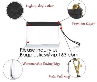 Portable Small Travel Waterproof Transparent EVA Cosmetic/Make up Bag,Eco-friendly Transparent waterproof Eva packaging