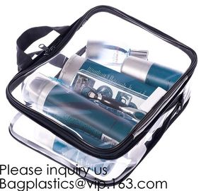 Custom Fashion Clear EVA Storage Bag Waterproof Wash Makeup Bag,Cosmetic Bag With Plastic Zipper Sealig Lock, Bagease