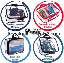 Custom Fashion Clear EVA Storage Bag Waterproof Wash Makeup Bag,Cosmetic Bag With Plastic Zipper Sealig Lock, Bagease
