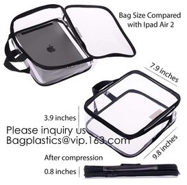TSA Approved Toiletry Bag - Clear Travel Bag for Men and Women to Carry on your Makeup and Toiletries, bagease, bagplast
