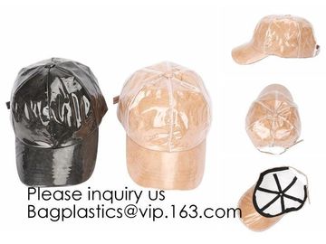 New Design Custom Tyvek&Pvc Hat/Adjustable Clear Pvc Baseball Cap/Washable Tyvek Paper Hat, bagease, bagplastics, pak