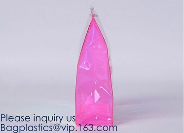 Document / Stationary Bag Hanging Hook Bag Gift & Promotion Bag,TSA Approved Clear PVC Travel Toiletry Bag Airline Carry