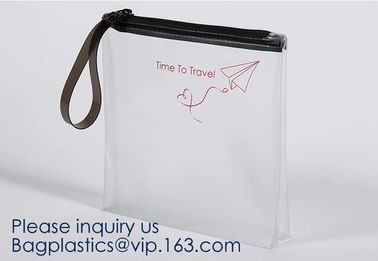 Custom Pvc Vinyl Ziplock Frosted Plastic Toiletry Bag,Foldable cosmet makeup bag for travel,Cosmetic Makeup Toiletry Bag