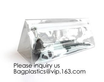 Amazon Hot Sale Printing Reusable Peva Storage Ziplock Bag,EVA travel cosmetic clear toiletry makeup bag, bagease, pack