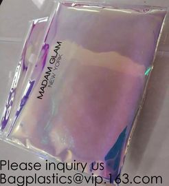 New Design Holographic Makeup Bag Pvc Cosmetic Bag With Ziplock Cushioning Bubble Mailer Ziplock Bubble Bag, bagease
