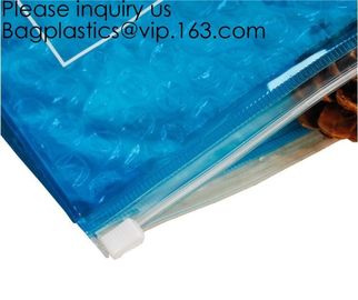 Make Up Or Cosmetic Packing Mini Ziplock Bags Cushioning Laser Pvc Ziplock Bubble Bag Holographic Zipper Bag PVC Laser C
