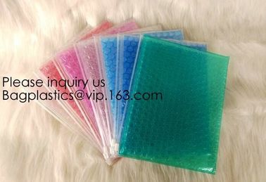 Best Seller Waterproof Cosmetic Ziplock Bubble Bag/Custom Printing PVC Bubble Mailer With Zipper, bagease, bagplastics