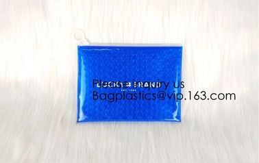 Colored PVC Film Bubble Bag/Special PVC Ziplock Bubble Bag/New Material Bubble Mailer With Zipper, bagease, bagplastics