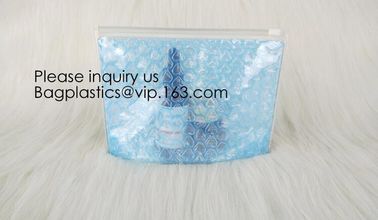 Colored PVC Film Bubble Bag/Special PVC Ziplock Bubble Bag/New Material Bubble Mailer With Zipper, bagease, bagplastics